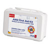 ANSI Compliant First Aid Kit 64 Pieces Plastic Case