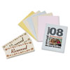Array Card Stock 65 lb. Letter Assorted Parchment Colors 100 Sheets Pack