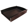 Eco Friendly Bamboo Curves Letter Tray Letter Espresso Brown