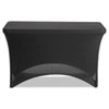 Stretch Fabric Table Cover Polyester Spandex 24 quot; x 48 quot; Black
