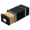 STAXONSTEEL Storage Box Drawer Letter Steel Frame Black 6 Carton