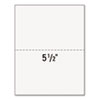 Office Paper Perforated 5 1 2 quot; From Bottom 8 1 2 x 11 20 lb 500 Ream