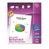 Top-Load Poly Sheet Protectors, Super Heavy, Letter, Nonglare, 200/Box