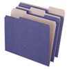 Earthwise Recycled Colored File Folders 1 3 Top Tab Letter Violet 100 Box