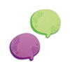 Thought Bubble Notes 2 3 4 x 3 Green Purple 75 Sheet Pads 2 Set