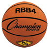 Rubber Sports Ball For Basketball No. 6 Intermediate Size Orange