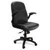 Big amp; Tall Series Executive Pivot Arm Chair Black Leather