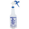 Color Coded Trigger Spray Bottle 32 oz Blue Glass Hard Surface Cleaner 12 CT