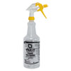 Color Coded Trigger Spray Bottle 32 oz Yellow Carpet Pre Spotter