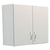 Hospitality Wall Cabinet Two Doors 36w x 14 3 16d x 29 3 4h Gray