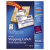 Avery&reg; Shipping Labels with Paper Receipt