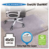 45x53 Lip Chair Mat Performance Series AnchorBar for Carpet over 1 quot;