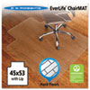 45x53 Lip Chair Mat Economy Series for Hard Floors