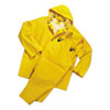 Rainsuit PVC Polyester Yellow Large