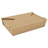 ChampPak Retro Carryout Boxes Kraft 7 3 4 x 5 1 2 x 1 7 8 Brown