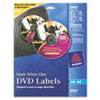 Inkjet DVD Labels Matte White 20 Pack