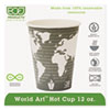 World Art Renewable Compostable Hot Cups 12 oz. 50 PK 20 PK CT