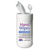 Alcohol Free Hand Sanitizing Wipes 7 x 8 White