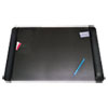 Executive Desk Pad with Leather Like Side Panels 36 x 20 Black