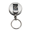 Advantus&reg; Heavy-Duty Steel Chain Retractable ID Card Reel
