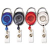 Advantus&reg; Carabiner-Style Retractable ID Reel