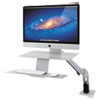 WorkFit A Sit Stand Workstation For Apple iMac Monitor Silver