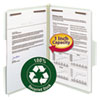 100% Recycled Pressboard Fastener Folders, Legal Size, 1