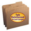Kraft File Folders 1 3 Cut Reinforced Top Tab Letter Kraft 100 Box
