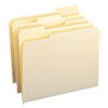 Manila File Folders, 1/3-Cut Tabs: Assorted, Letter Size, 0.75" Expansion, Manila, 100/Box