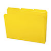 Waterproof Poly File Folders 1 3 Cut Top Tab Letter Yellow 24 Box