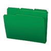 Waterproof Poly File Folders 1 3 Cut Top Tab Letter Green 24 Box