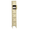 Box Compartments with Legs Single Stack 12w x 18d x 78h Sand