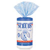 Hand Cleaner Towels 10 x 12 Blue White 30 Canister