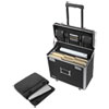 Locking Mobile Rolling Business Case 10 x 16 x 15 Black