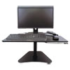 High Rise Adjustable Stand Up Desk 28 x 23 x 16 3 4 Black