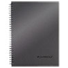 Side Bound Guided Business Notebook 9 1 2 x 7 1 4 Metallic Titanium 80 Sheets