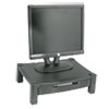Height Adjustable Stand with Drawer 17 x 13 1 4 x 3 to 6 1 2 Black