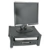 Two Level Stand Removable Drawer 17 x 13 1 4 x 3 1 2 to 7 Black