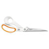 Amplify Mixed Media Shears 10 quot; Length Pointed White Orange