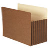 Redrope TUFF Pocket Drop-Front File Pockets with Fully Lined Gussets, 7" Expansion, Legal Size, Redrope, 5/Box