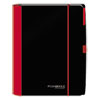 Accents Business Notebook 11 1 4 x 10 Legal Rule Red Cover 100 Sheets