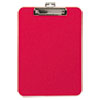 Unbreakable Recycled Clipboard 1 4 quot; Capacity 8 1 2 x 11 Red