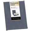 Two Pocket Presentation Folders 8 1 2 x 11 Gray Metallic 8 Pack