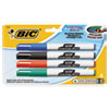 Great Erase Bold Pocket Style Dry Erase Markers Fine Tip Assorted 4 Pack