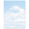 Design Suite Paper 24 lbs. Clouds 8 1 2 x 11 Blue White 100 Pack