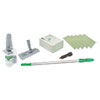 Indoor Window Cleaning Kit Aluminum 72 quot; Extension Pole With 8 quot; Pad Holder