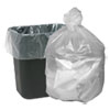 High Density Waste Can Liners 7 10gal 6mic 24 x 23 Natural 1000 Carton