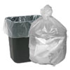High Density Waste Can Liners 16gal 6mic 24 x 31 Natural 1000 Carton
