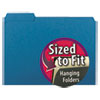 Interior File Folders 1 3 Cut Top Tab Letter Sky Blue 100 Box