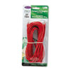 CAT5e Snagless Patch Cable RJ45 Connectors 25 ft. Red